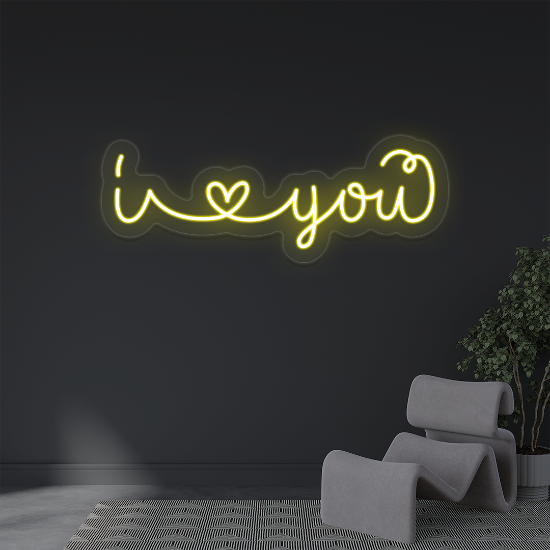 I Love You Neon Sign image 5
