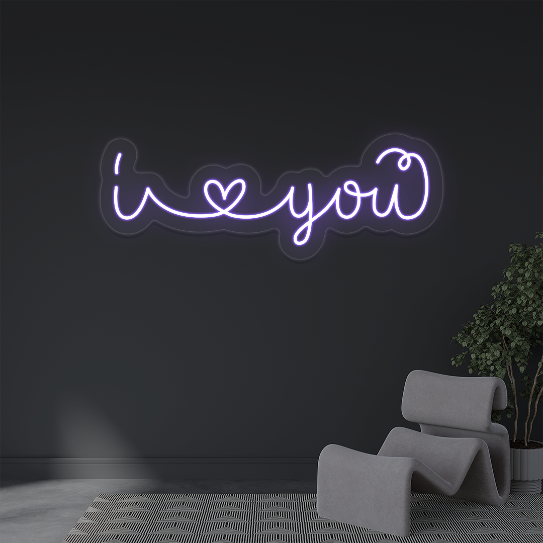 I Love You Neon Sign image 8