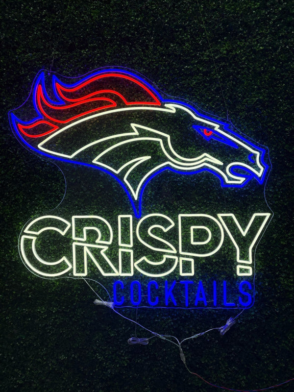 Crispy Cocktails Custom Neon Sign