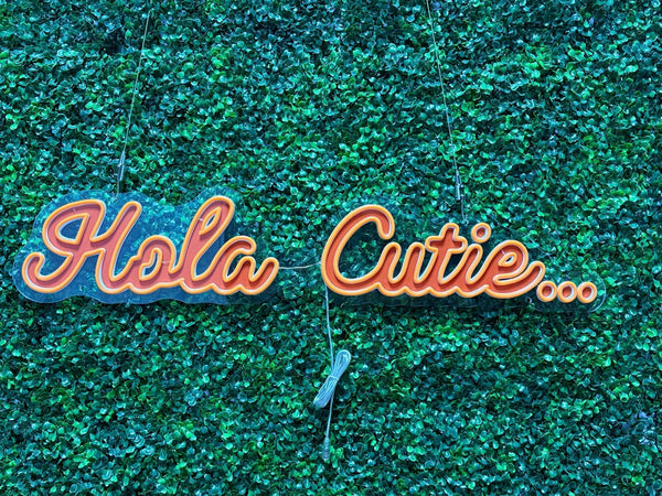 Cutie Custom Neon Sign