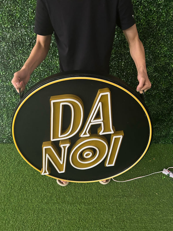 Da Noi Specialty Metal Neon Sign