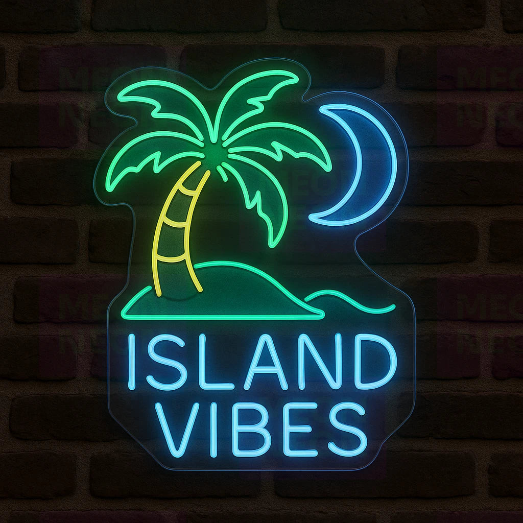 Island Vibes LED Neon Sign