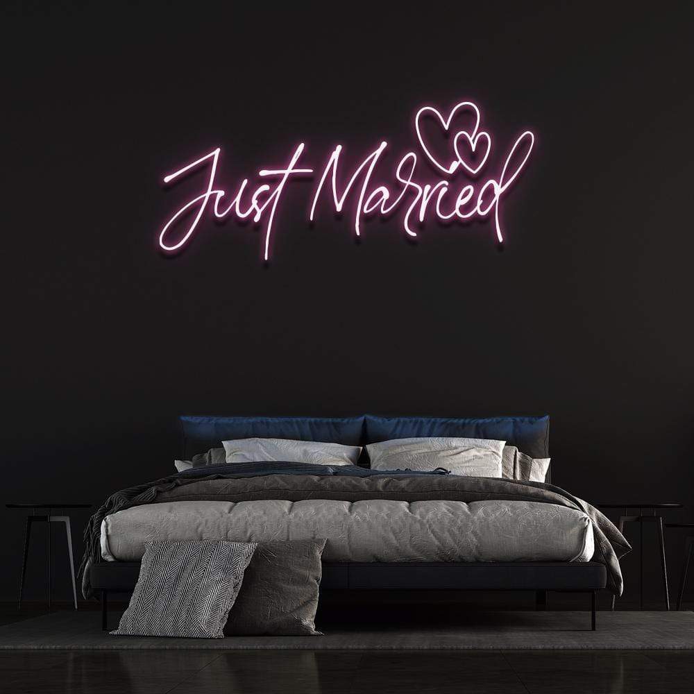 'Just Married' Neon Sign image 7