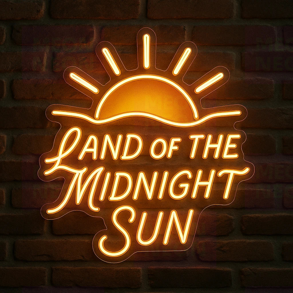 Land of the Midnight Sun LED Neon Sign