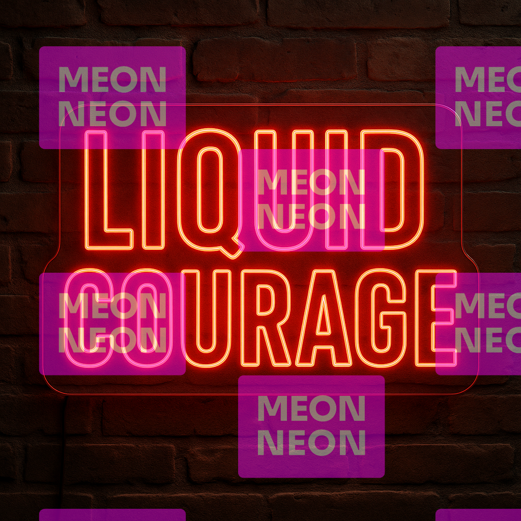 Liquid Courage LED Neon Sign