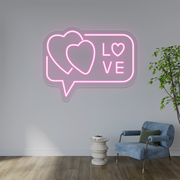 Love Hearts Neon Sign image 0