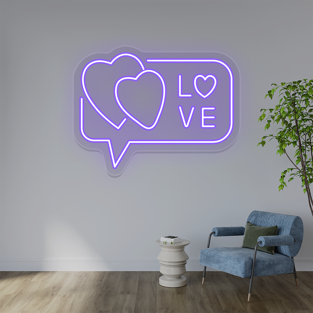 Love Hearts Neon Sign image 6