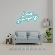 Love Yourself Neon Sign image 0