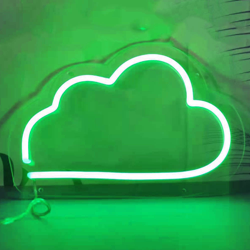 Mini Cloud LED Neon Sign in Cool White
