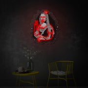 Pop Art Mona LED Neon Sign | Classic Art Remix