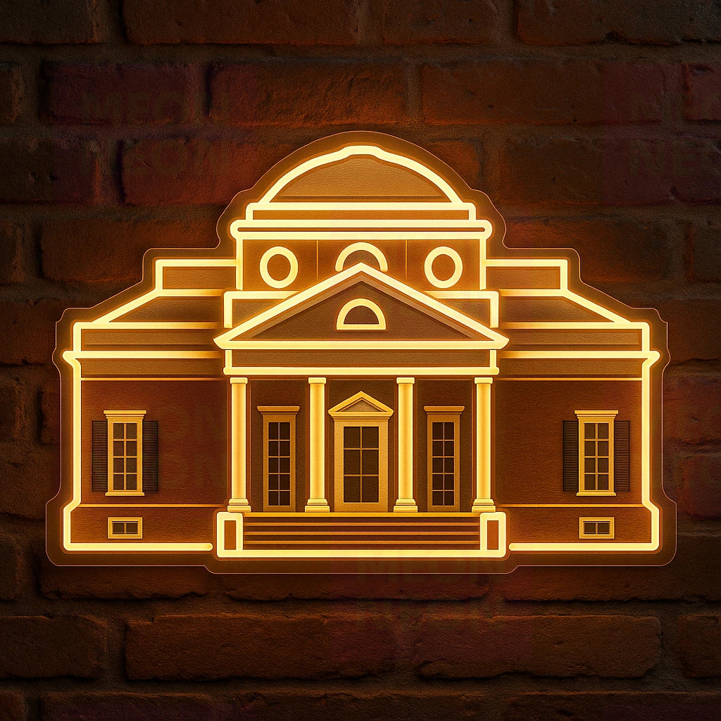 Monticello Dome LED Neon Sign