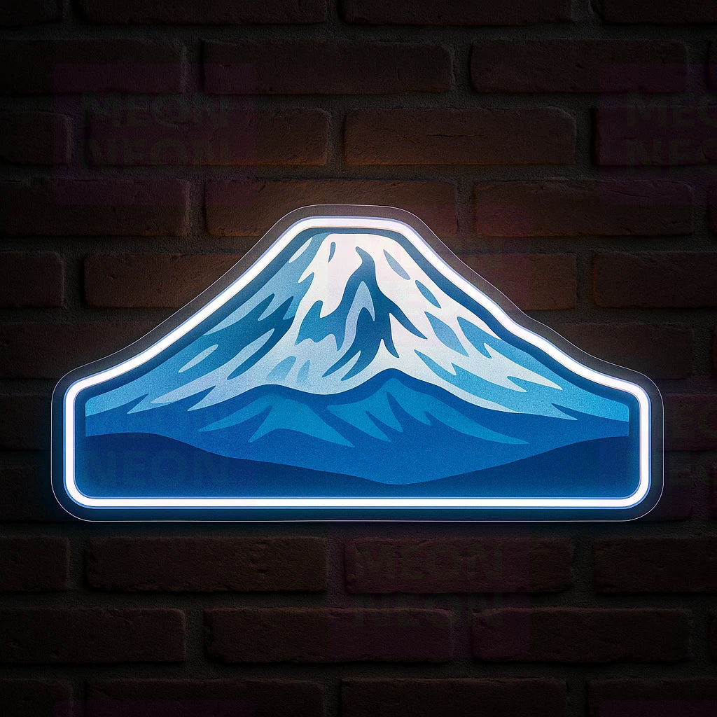 Mount Rainier Majesty LED Neon Sign