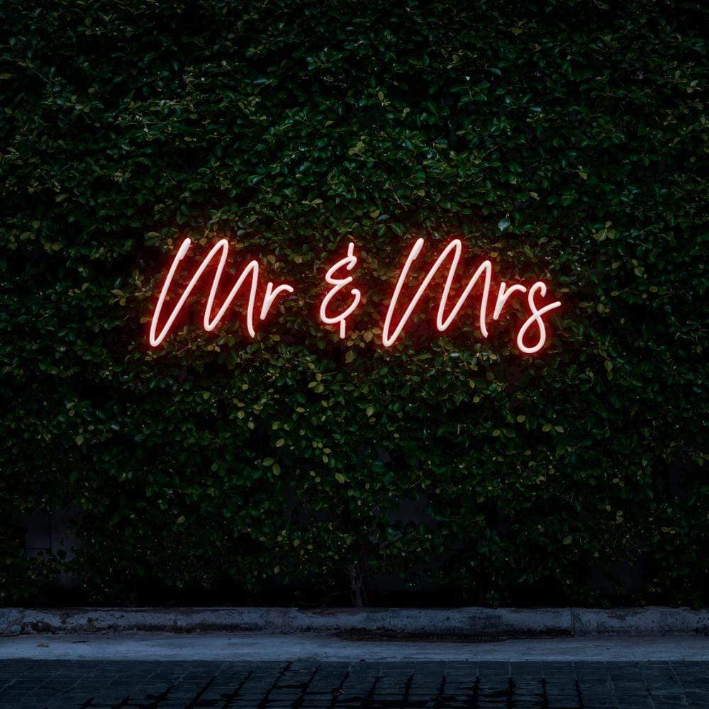 "Mr & Mrs" Neon Sign image 6