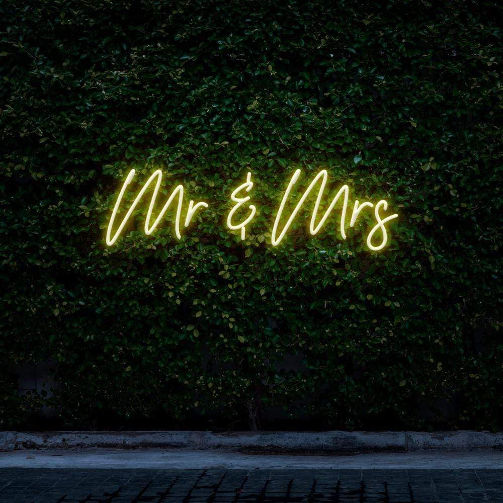 "Mr & Mrs" Neon Sign image 8