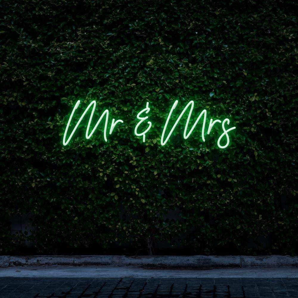 "Mr & Mrs" Neon Sign image 2