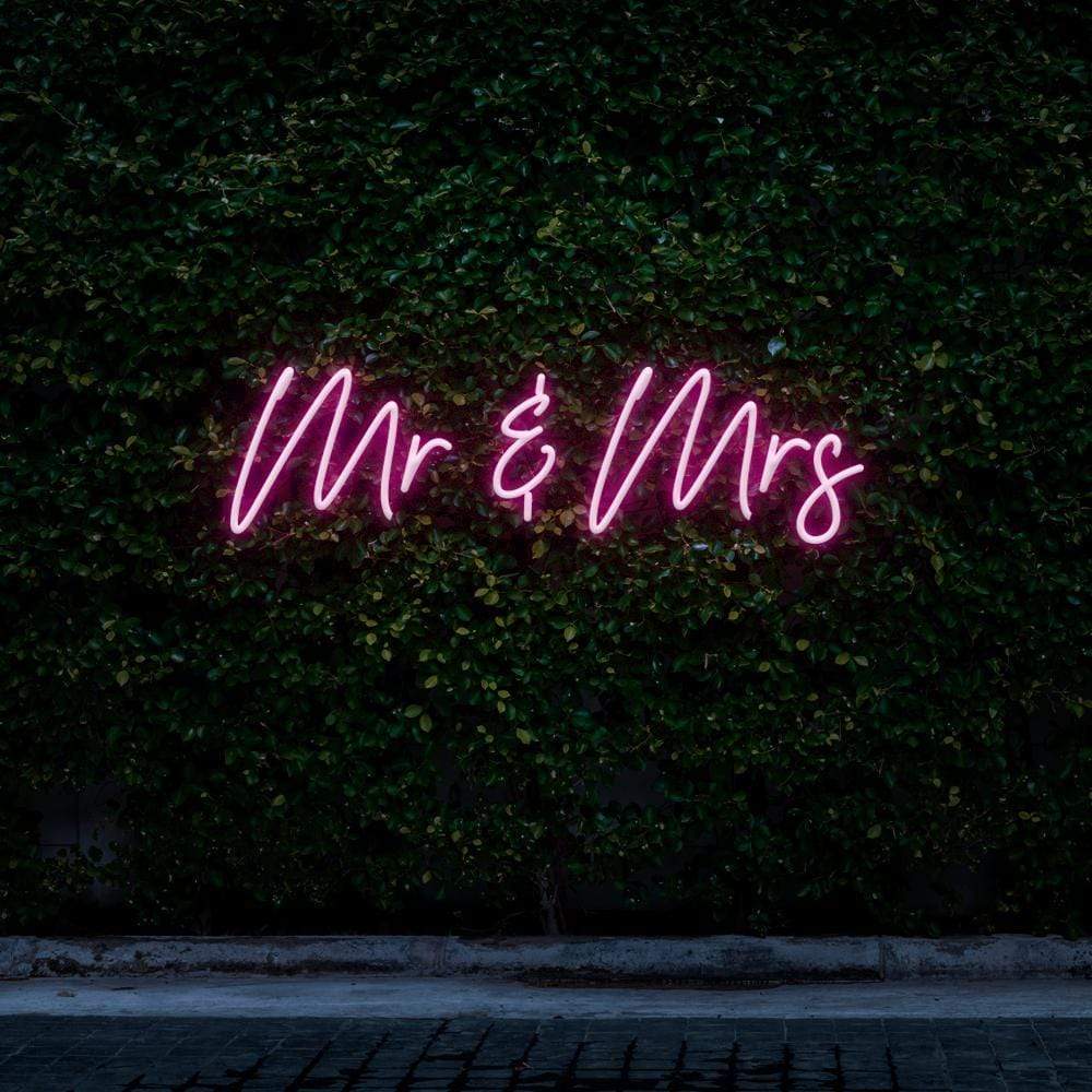 "Mr & Mrs" Neon Sign image 4