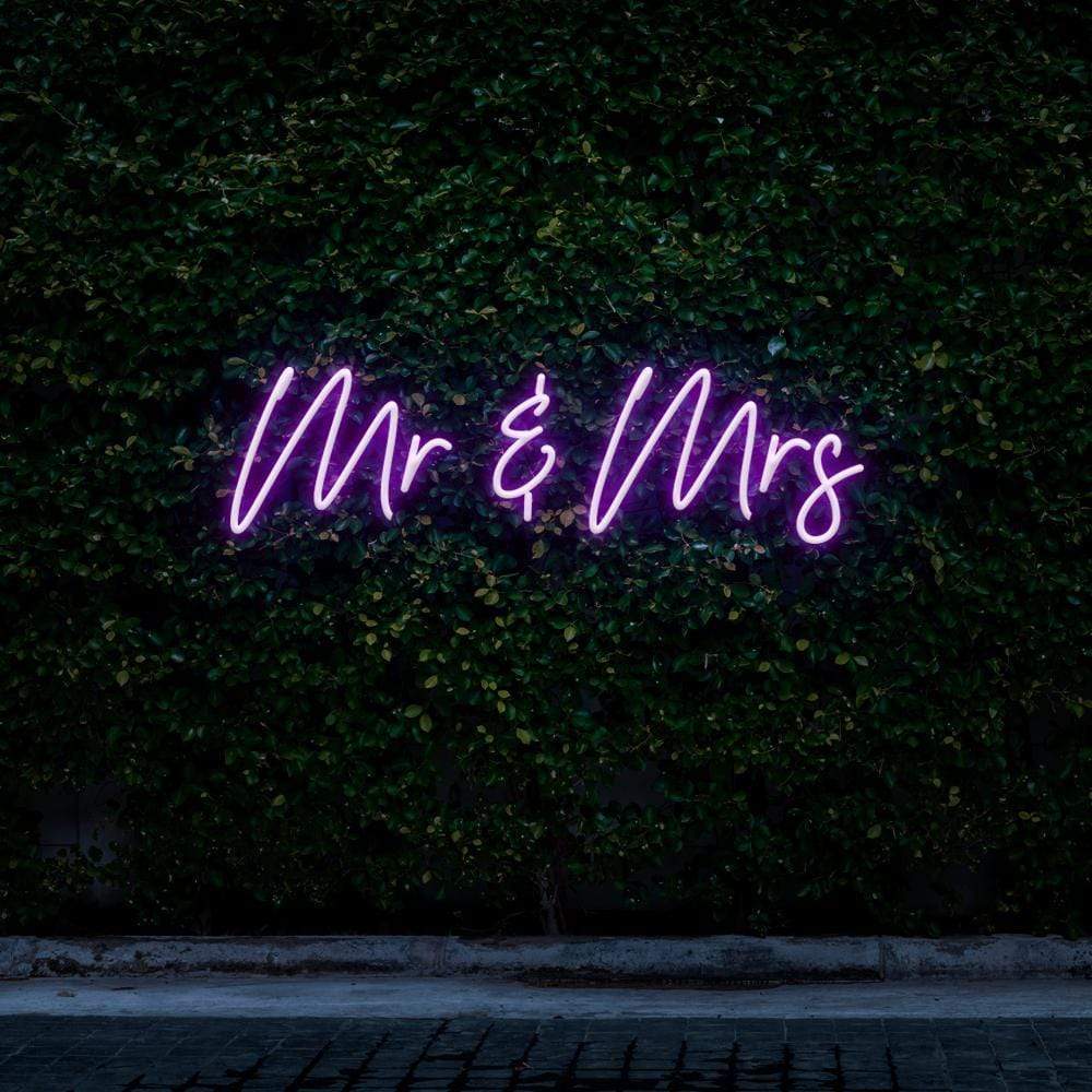 "Mr & Mrs" Neon Sign image 5