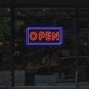 Multicolor Open Sign image 0