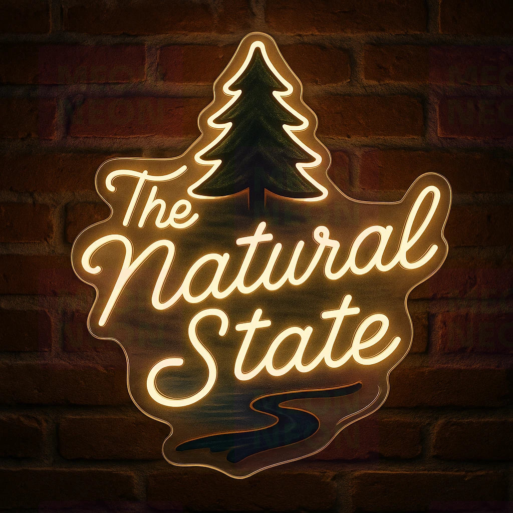 Natural State LED Neon Sign