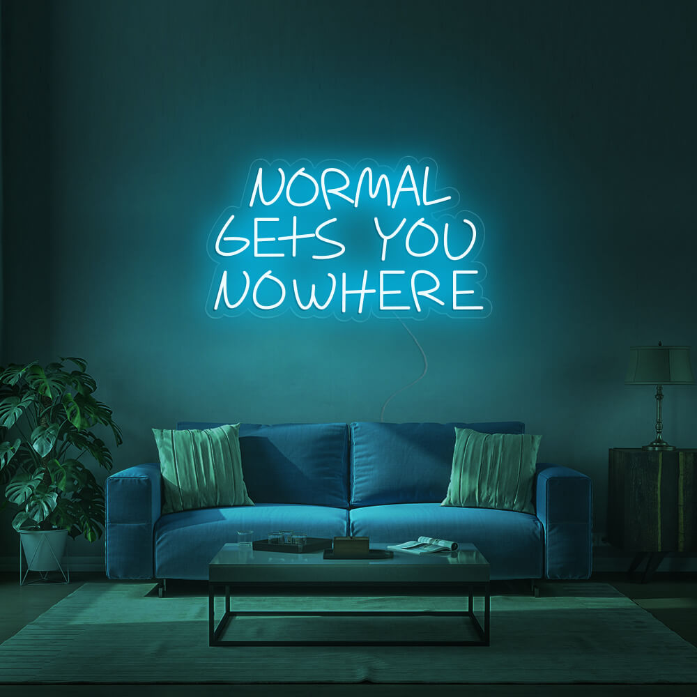Normal Gets You Nowhere LED Neon Sign (Style 2)