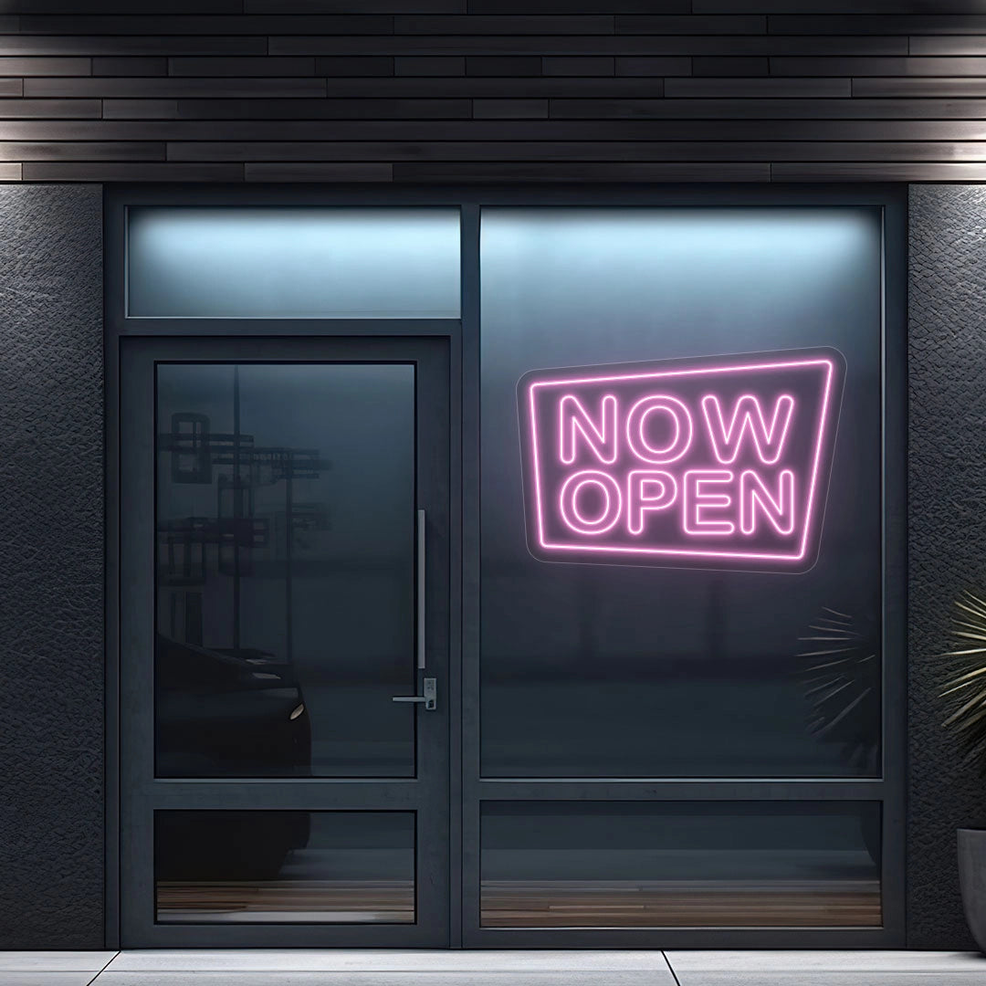 Now Open Square Sign image 6