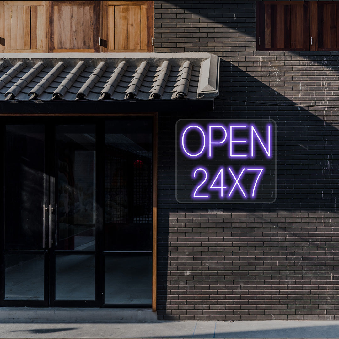 Open 24x7 Sign image 8