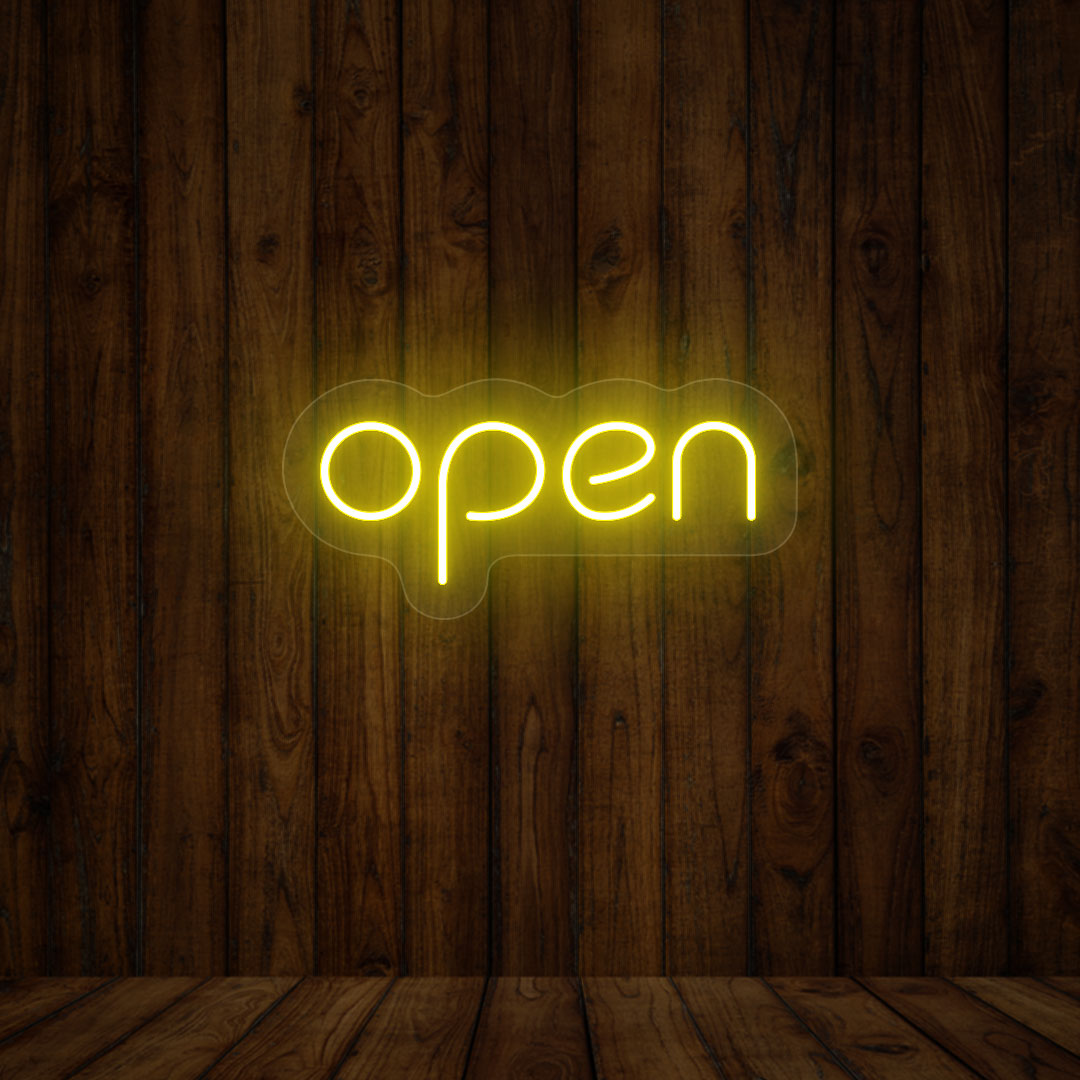 Open Single Color Sign image 2