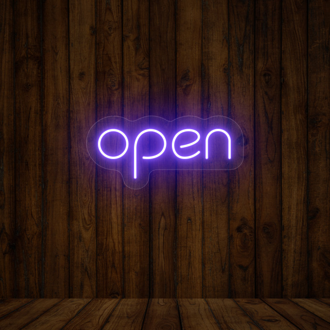 Open Single Color Sign image 4