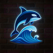 Orca Wave LED Neon Sign
