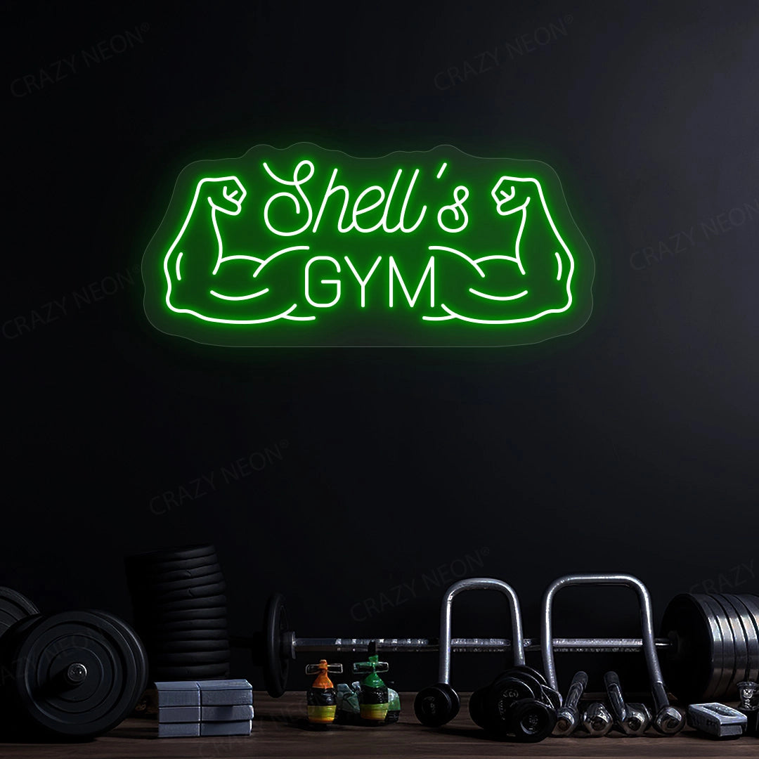 Personalized Muscle Neon Sign image 1