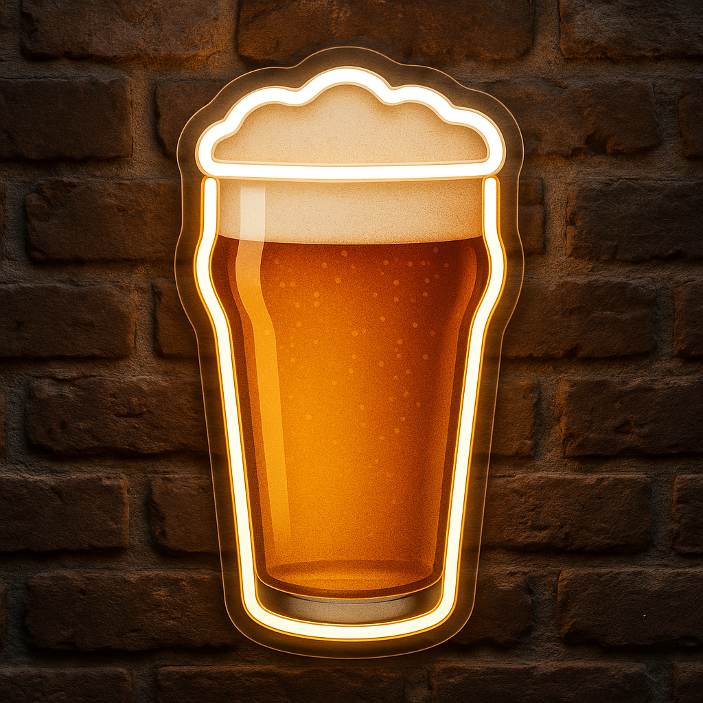Pint of Ale LED Neon Sign – MEON NEON