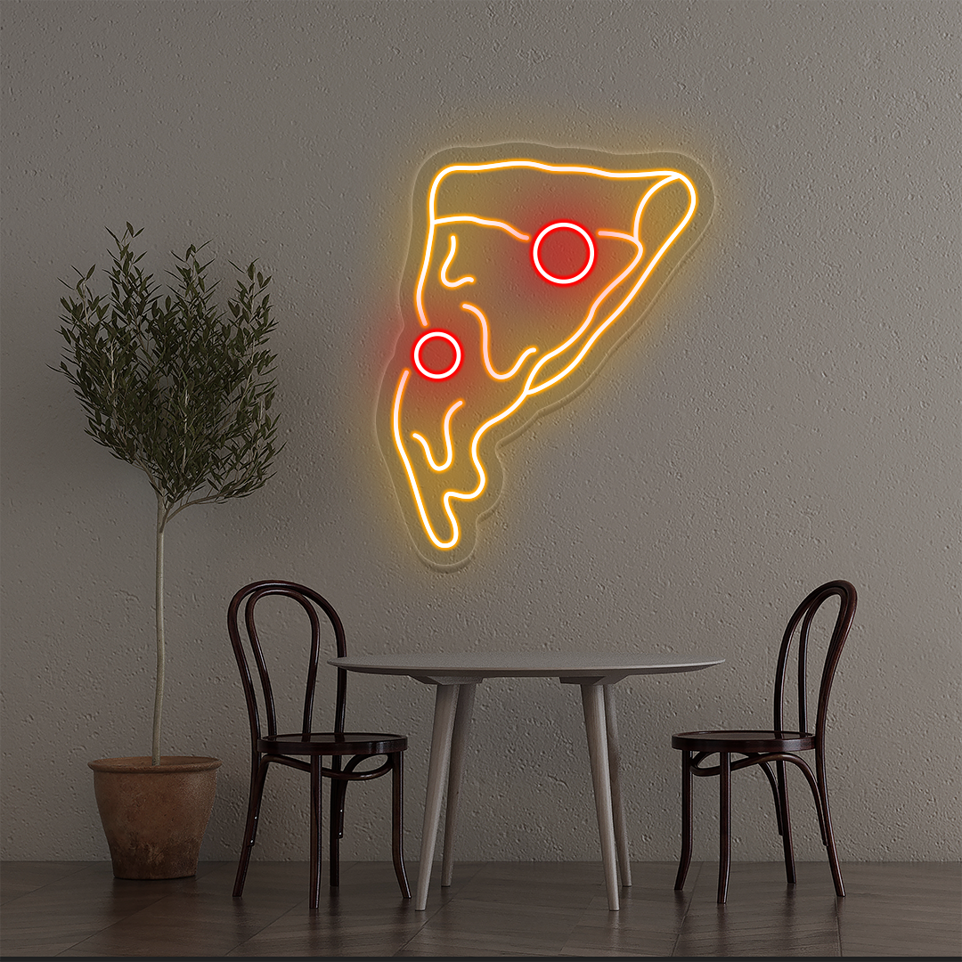 Pizza Slice Neon Sign image 1