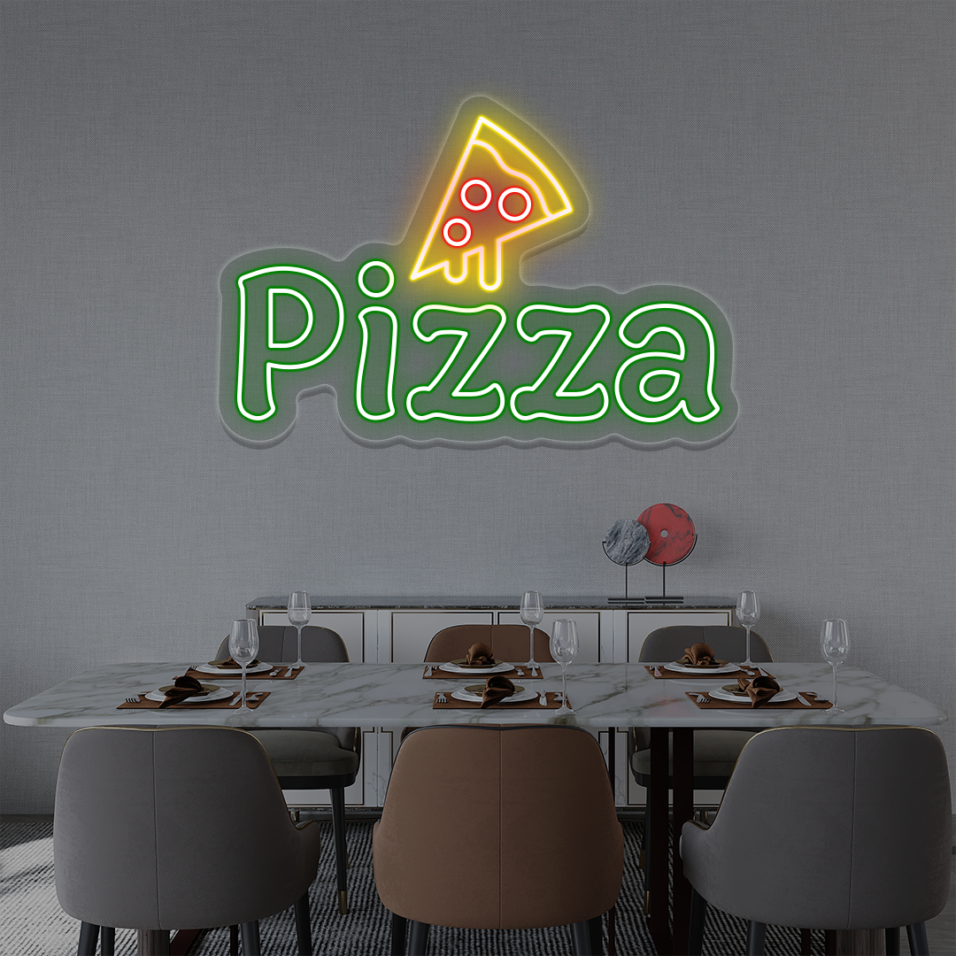 Pizza with Slice Neon Sign image 9