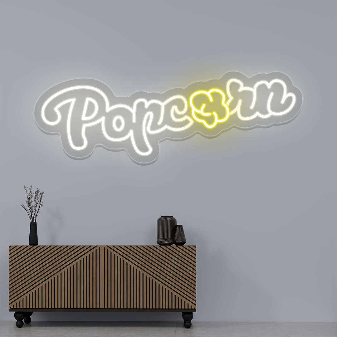 Popcorn Neon Sign image 1