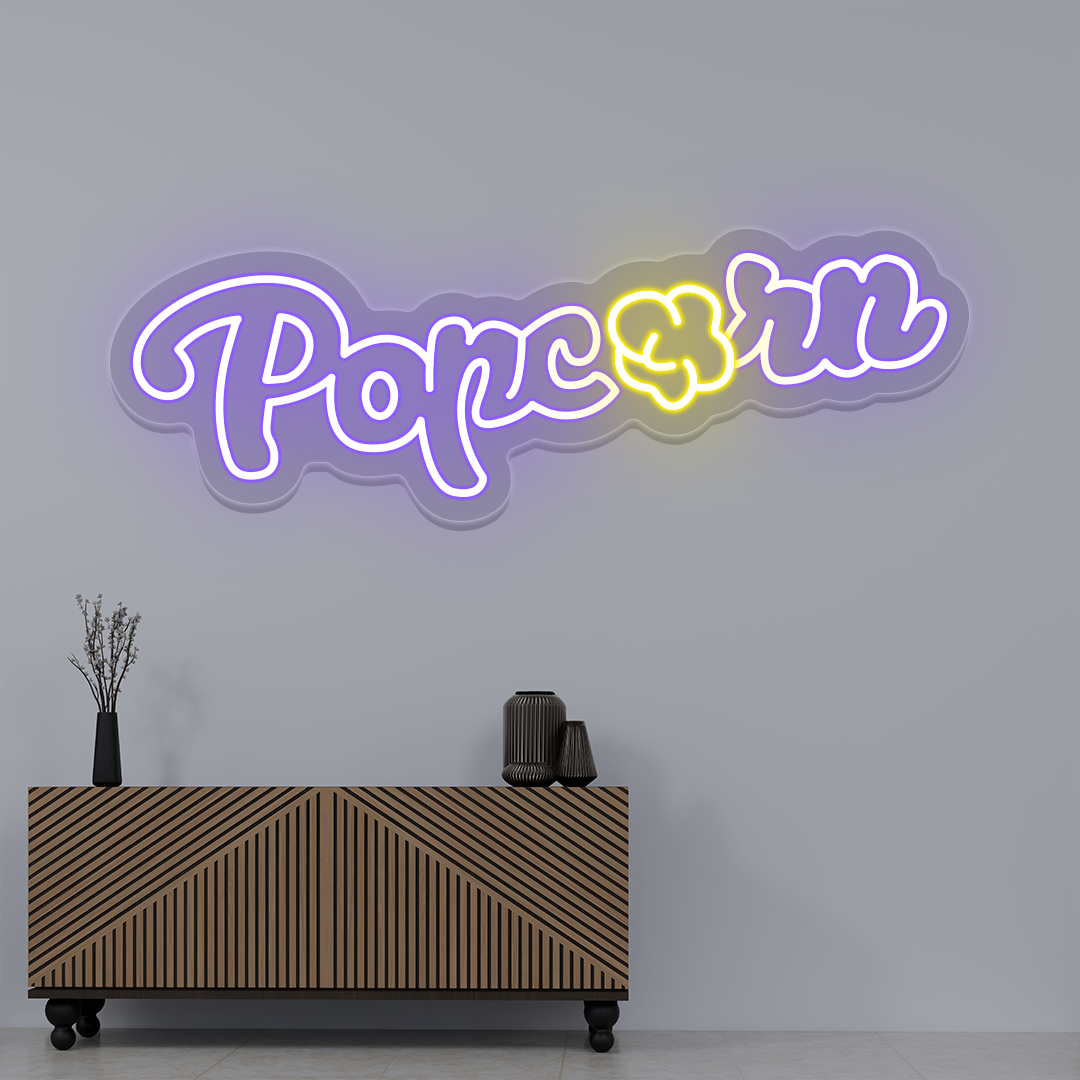 Popcorn Neon Sign image 8