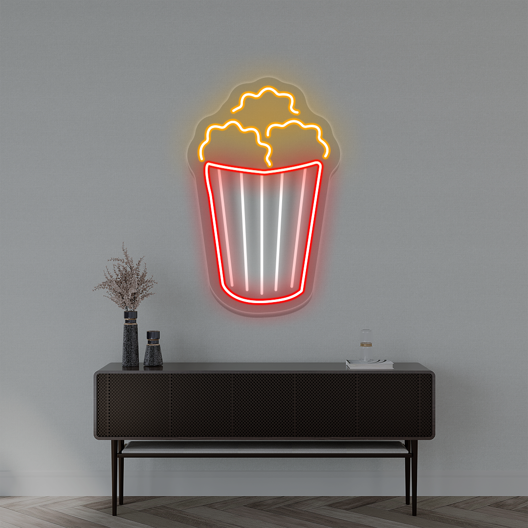 Popcorn Neon Sign image 0