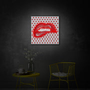 Red Lips LED Neon Sign | Beauty Wall Art - MEON NEON