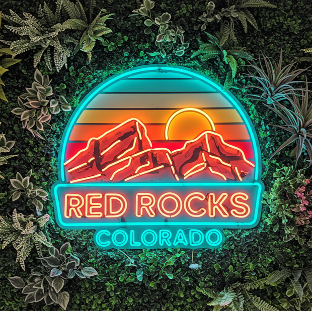 Red Rocks Colorado Neon LED Sign – MEON NEON