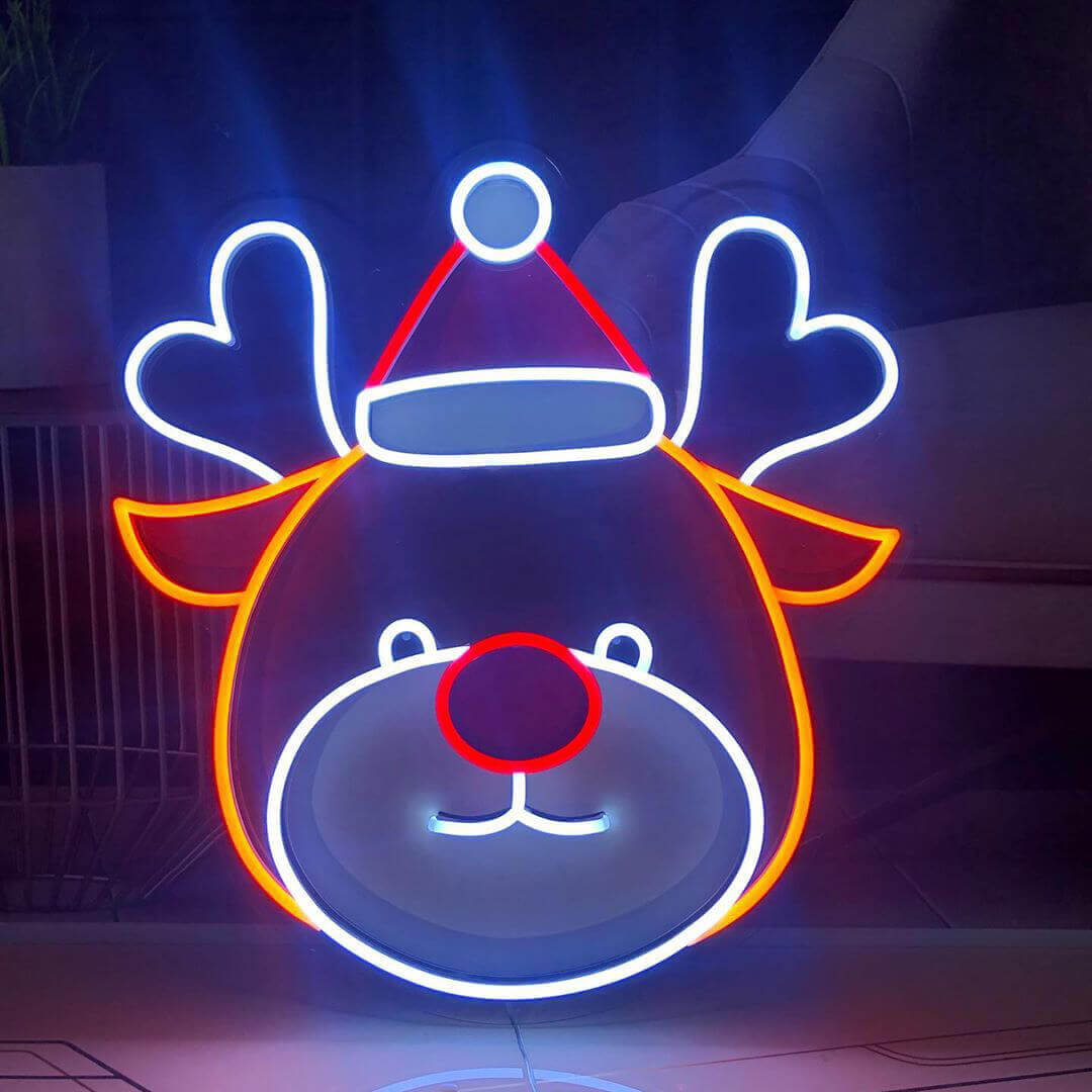 Reindeer LED Neon Sign (Style 2)