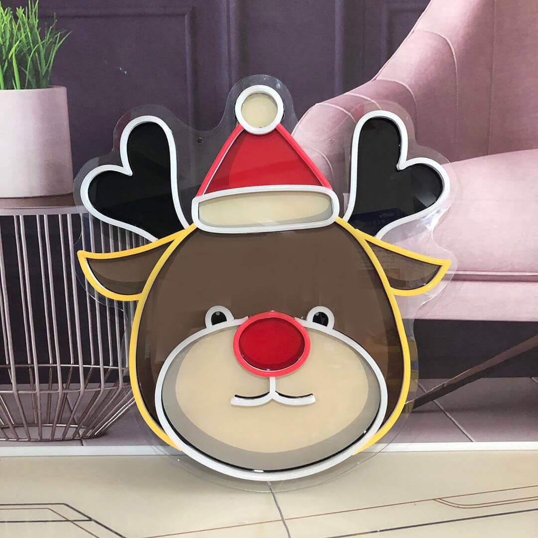 Reindeer LED Neon Sign (Style 2)