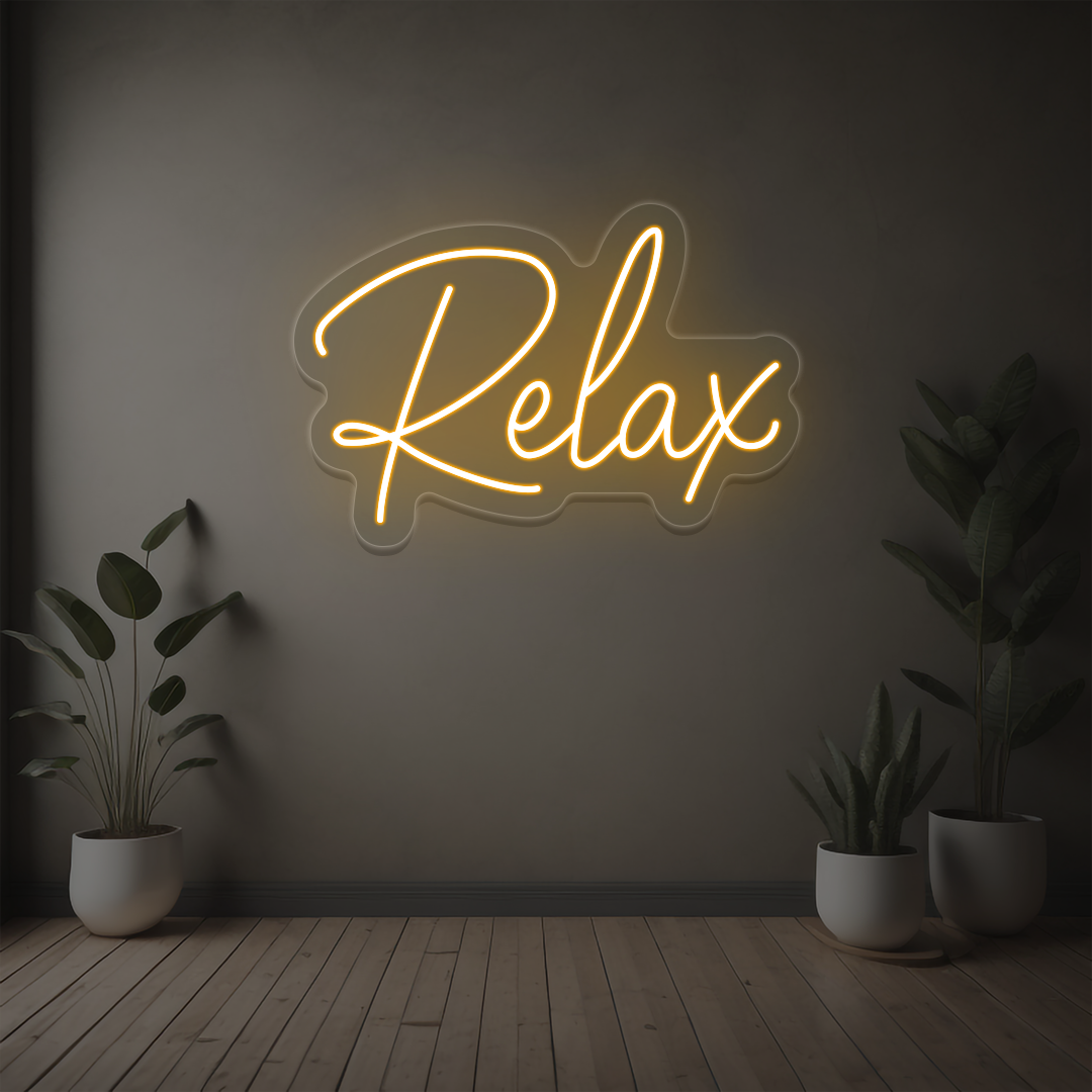 Relax Neon Sign image 2