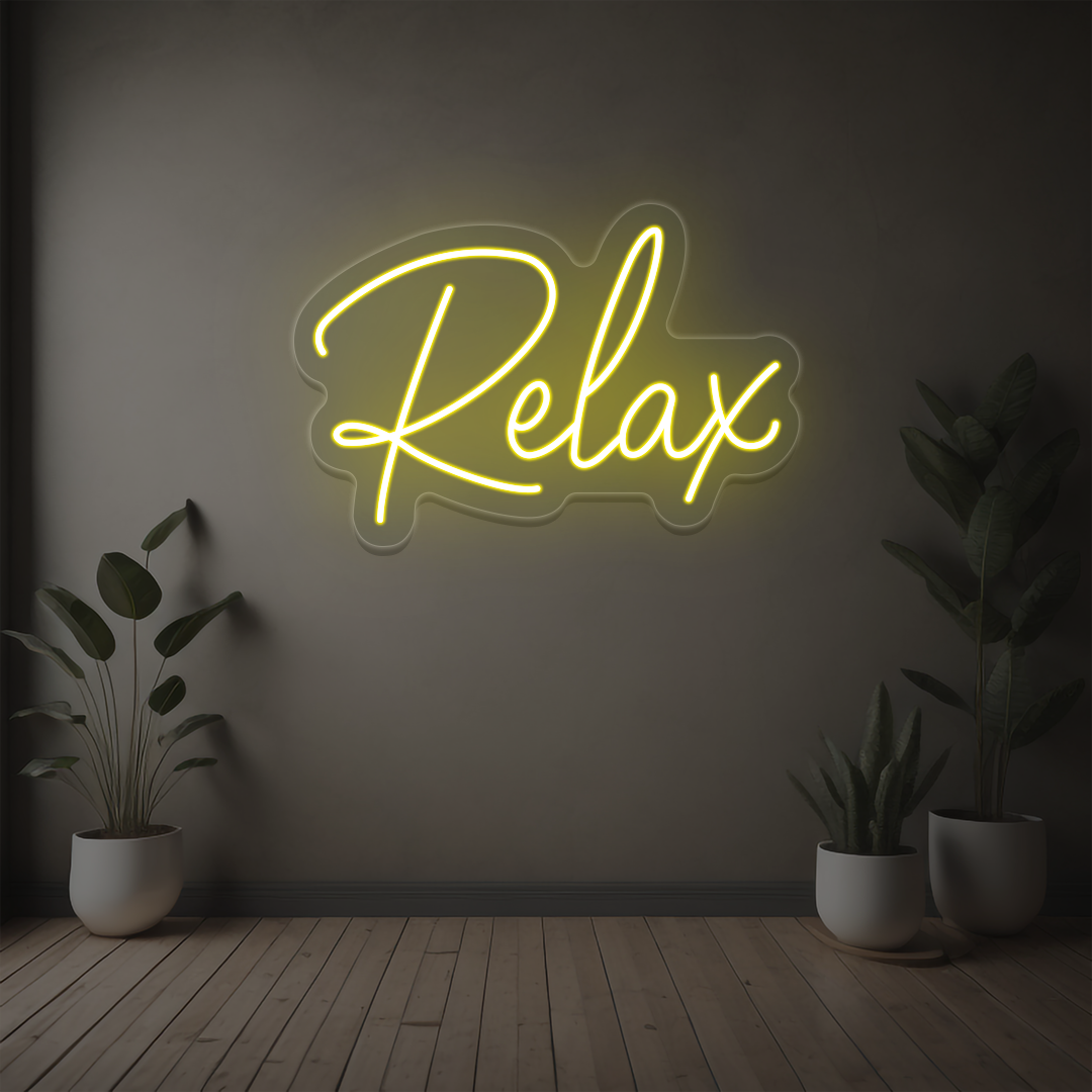 Relax Neon Sign image 4