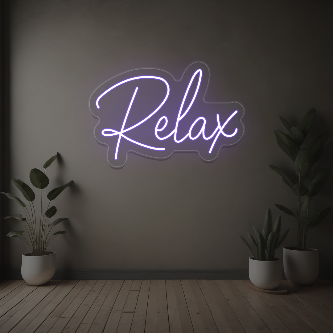 Relax Neon Sign image 5