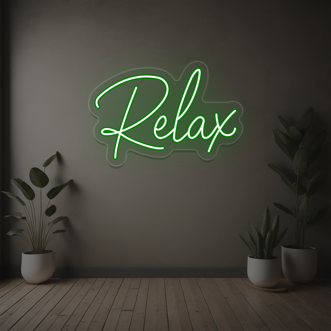 Relax Neon Sign image 7