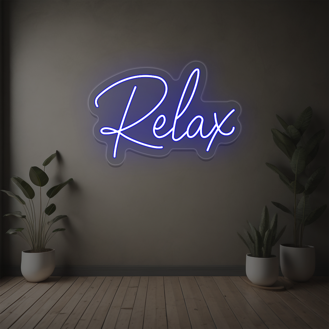 Relax Neon Sign image 8