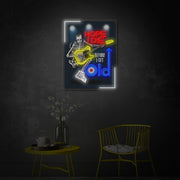 Rock Quote LED Neon Sign | Music Wall Art - MEON NEON