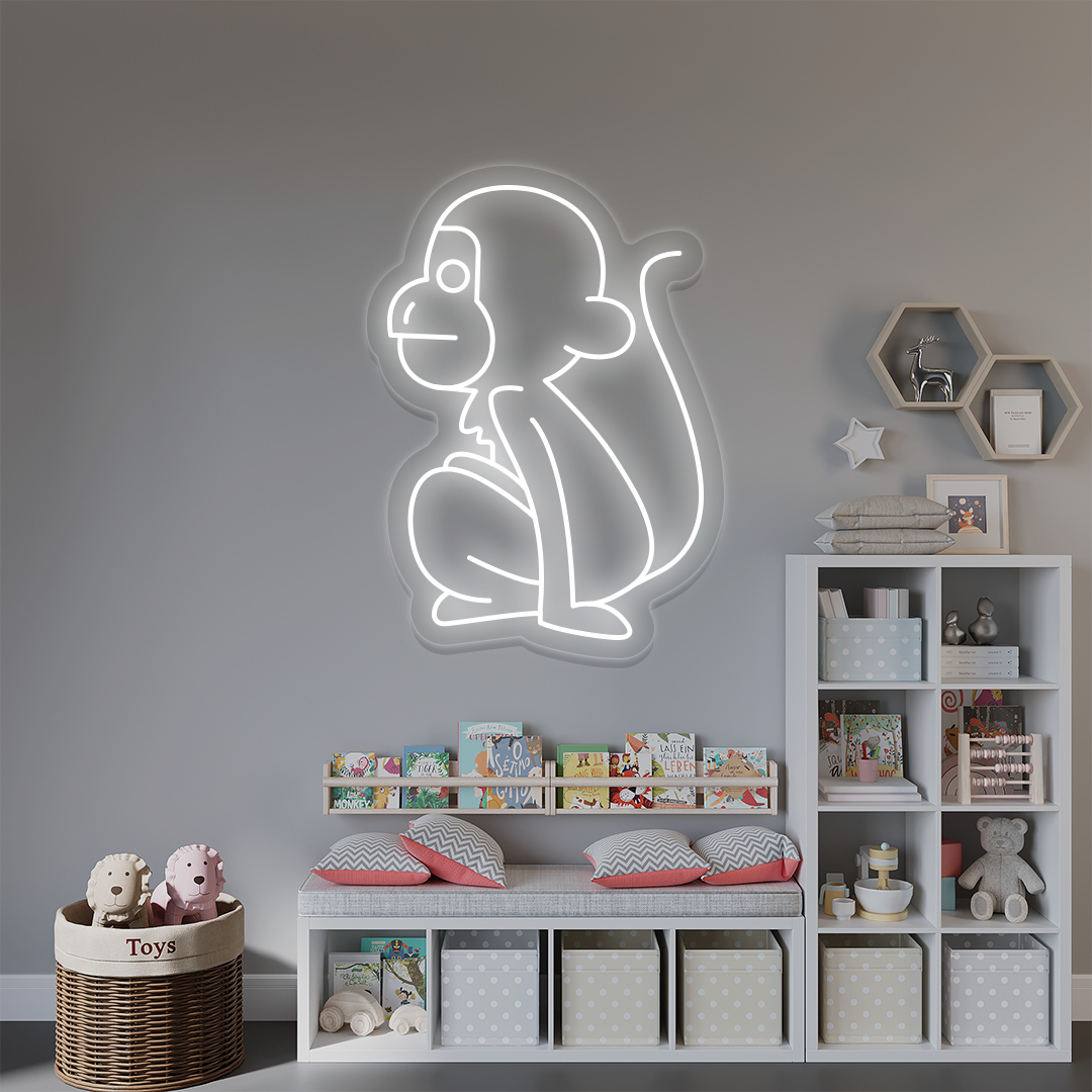 Sitting Monkey Neon Sign image 4