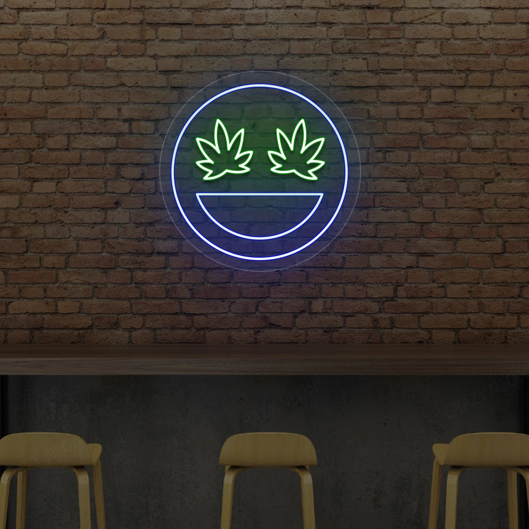 Smiley Weed Neon Sign image 8