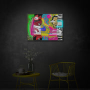 Pop Art Sneaker LED Neon Sign | Urban Wall Art