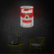Soup Can LED Neon Sign | Warhol Style Wall Art - MEON NEON
